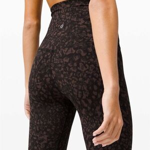 Lululemon Align Pant 28” Wild Thing Camo Brown Earth NWOT Size 10